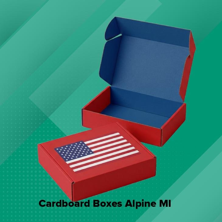 Cardboard boxes alpine mi