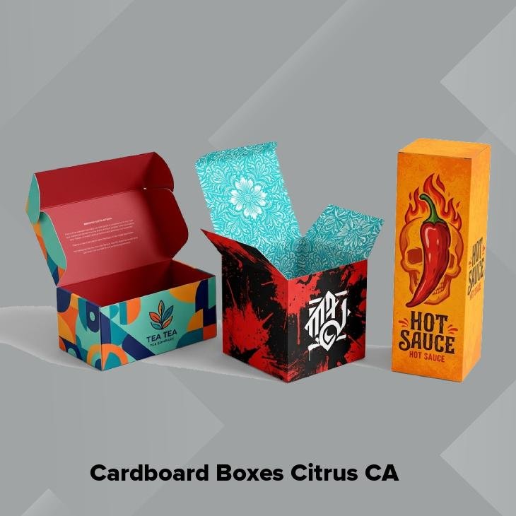 Cardboard boxes citrus ca