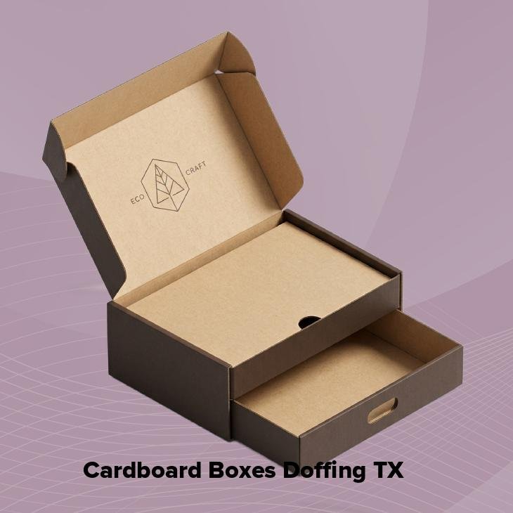 Cardboard boxes doffing tx
