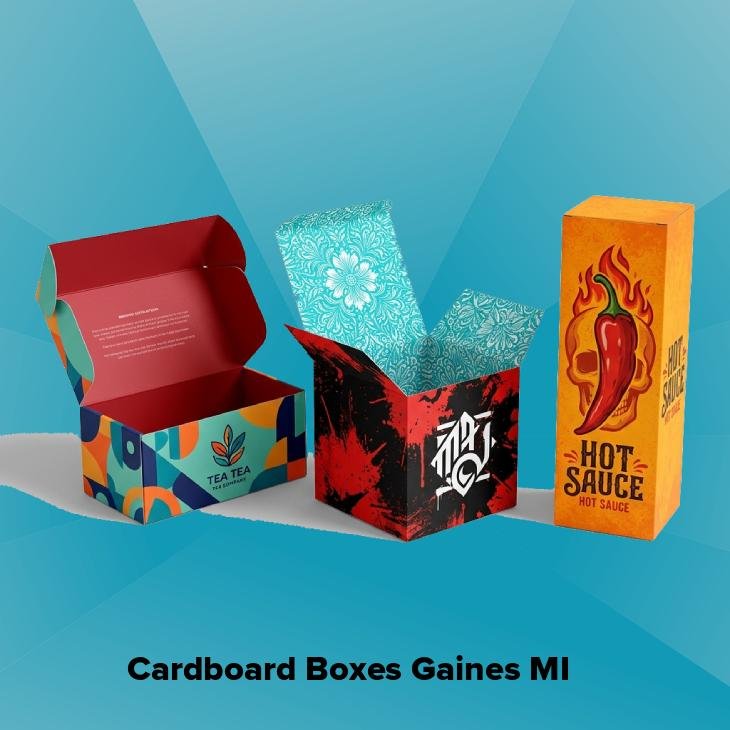 Cardboard boxes gaines mi