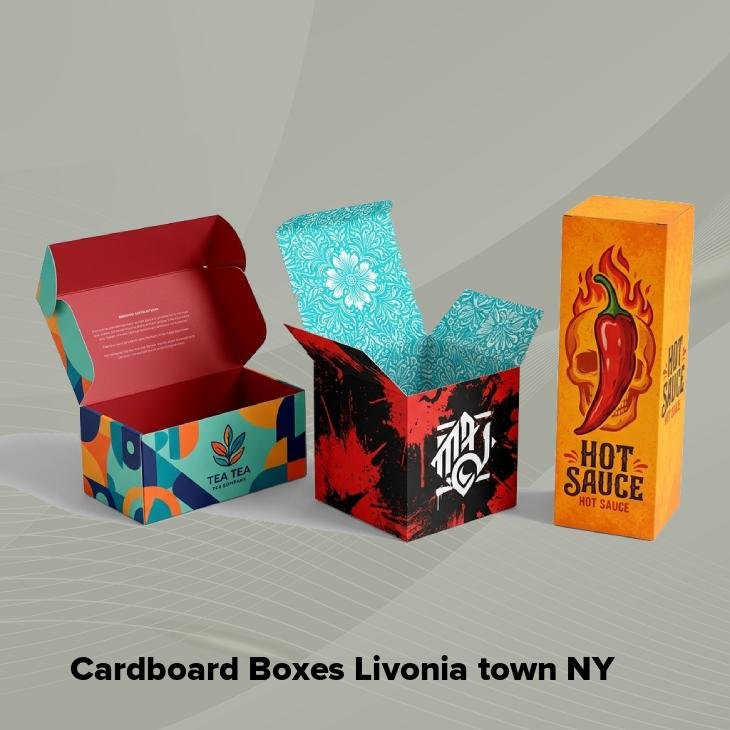 Cardboard boxes livonia town ny