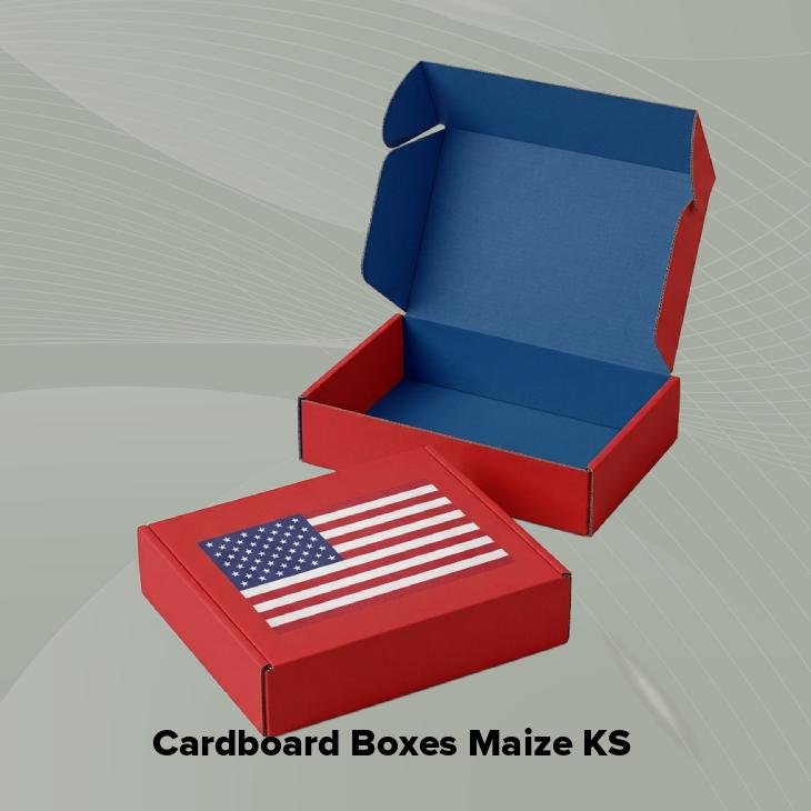 Cardboard boxes maize ks