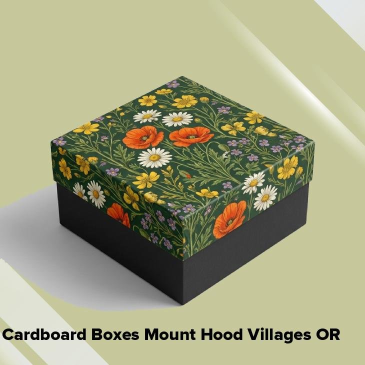 Cardboard boxes mount hood villages or