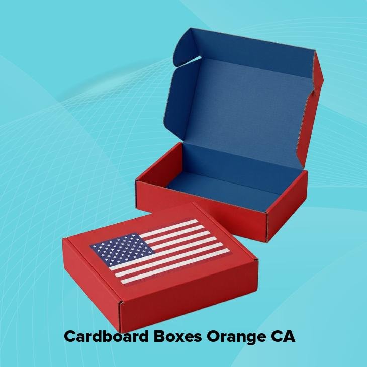 Cardboard boxes orange ca