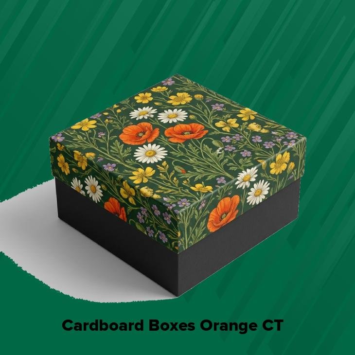 Cardboard boxes orange ct