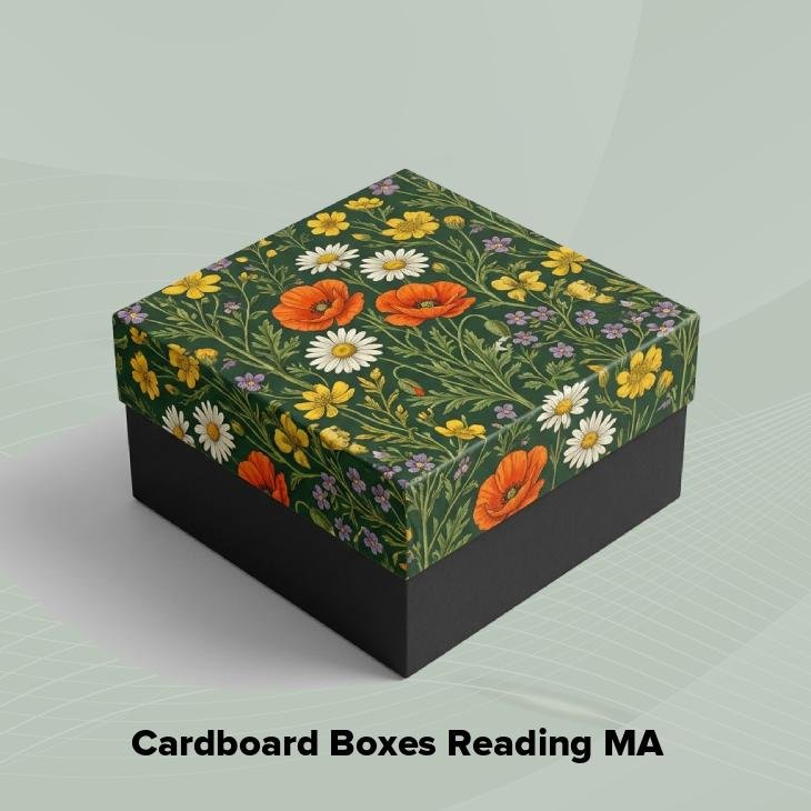 Cardboard boxes reading ma