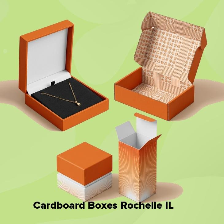 Cardboard boxes rochelle il