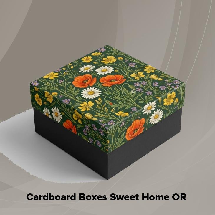 Cardboard boxes sweet home or