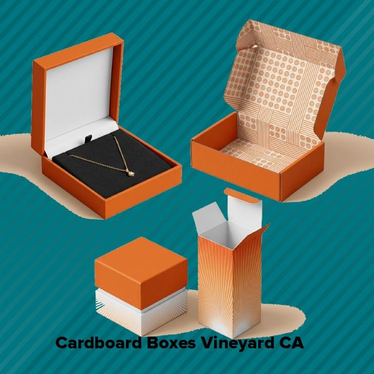 Cardboard boxes vineyard ca