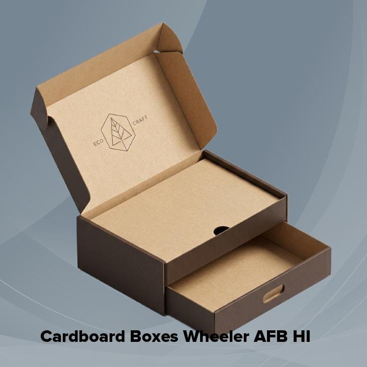 Cardboard boxes wheeler afb hi
