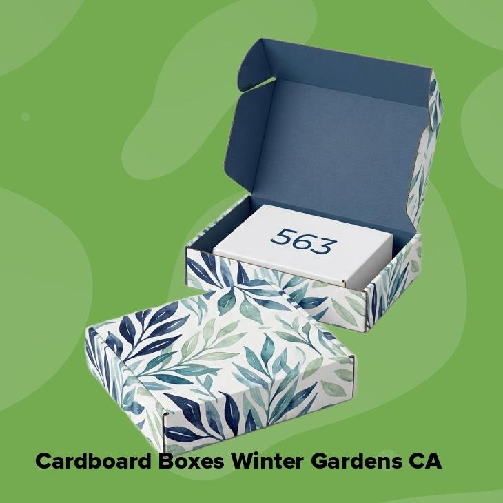 Cardboard boxes winter gardens ca