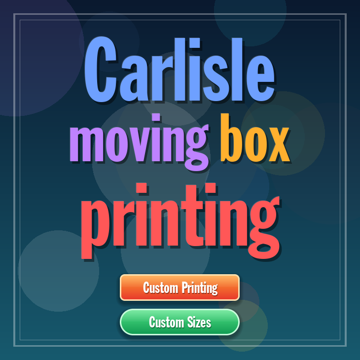 Carlisle moving box printing