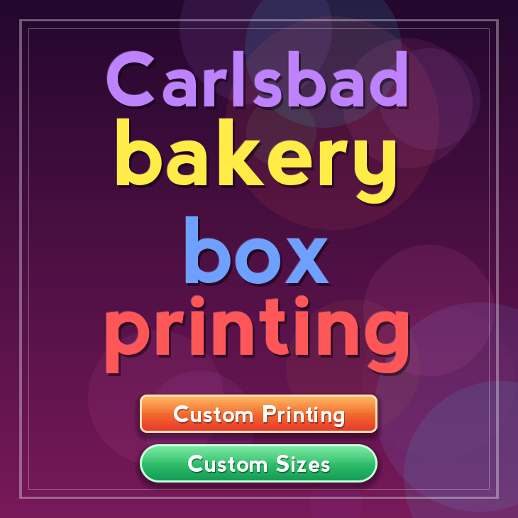 Carlsbad bakery box printing