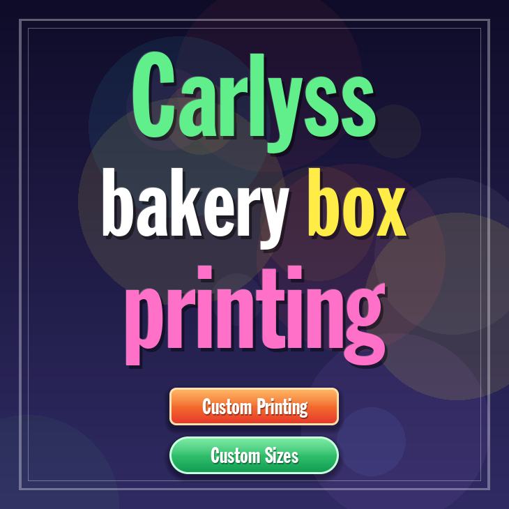 Carlyss bakery box printing