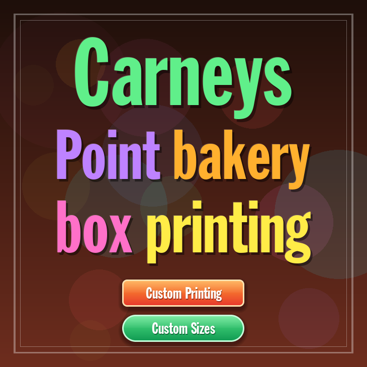 Carneys Point bakery box printing