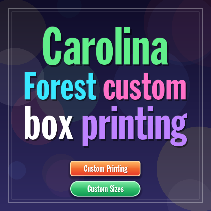 Carolina Forest custom box printing
