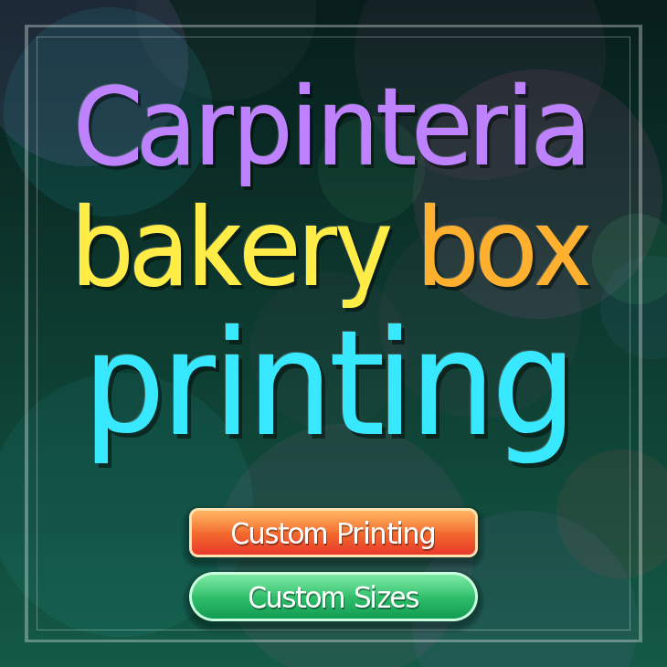 Carpinteria bakery box printing