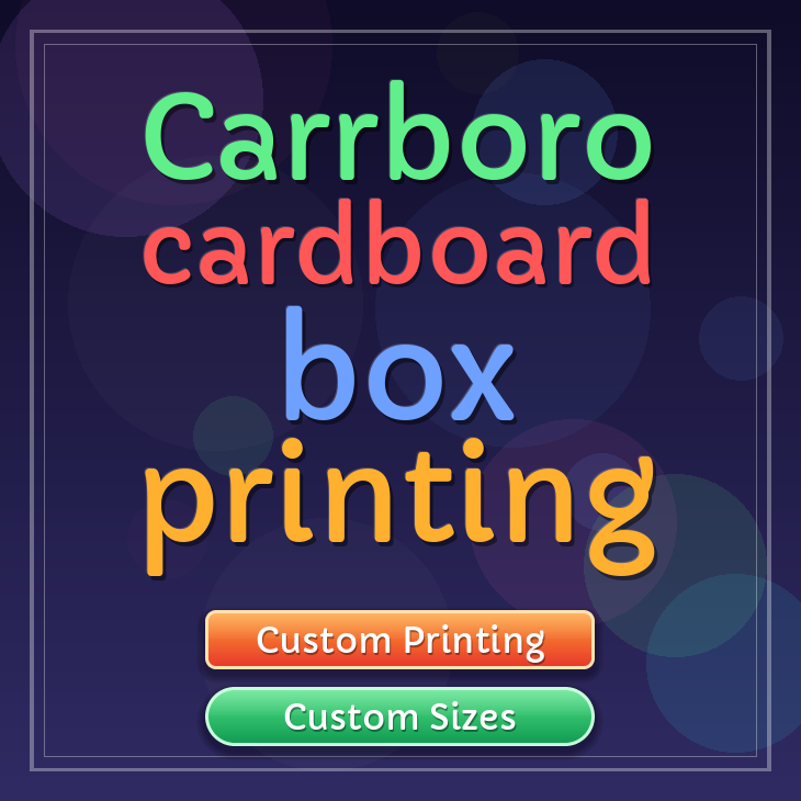 Carrboro cardboard box printing