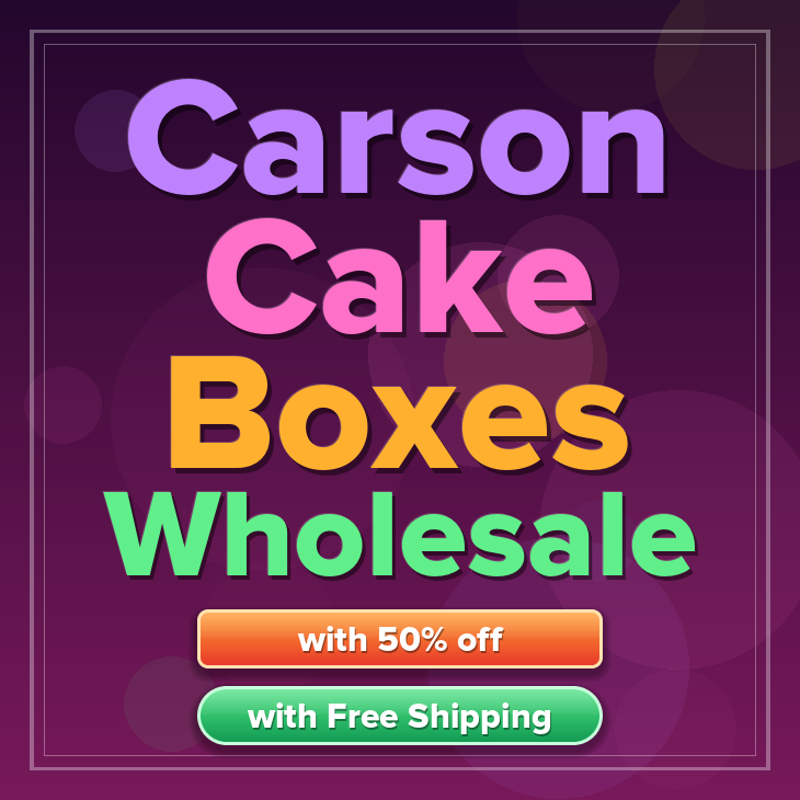 Carson cake boxes