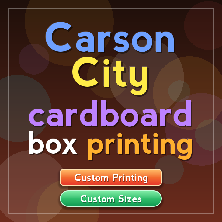 Carson City cardboard box printing