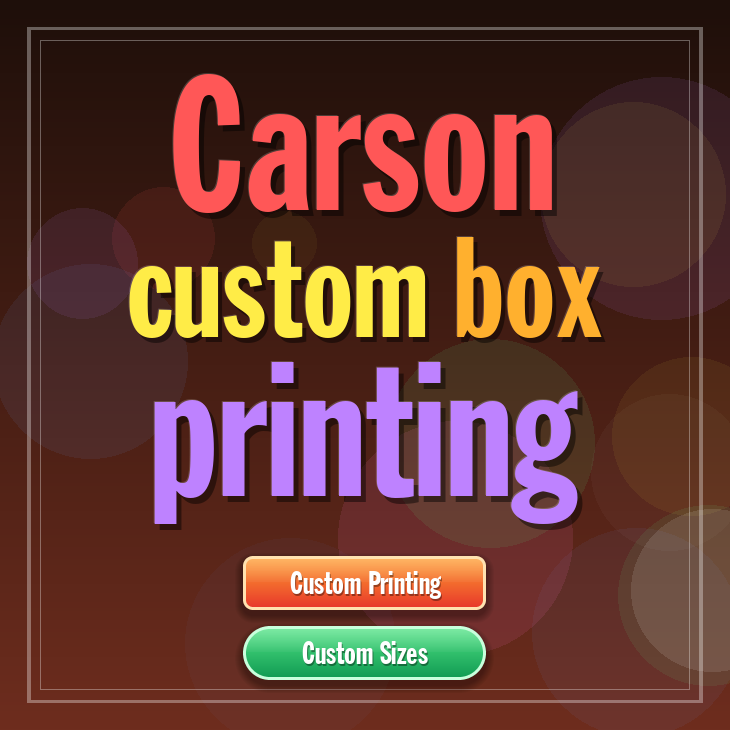 Carson custom box printing