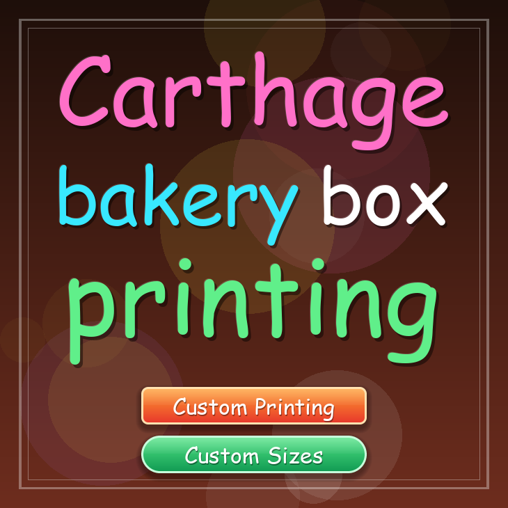 Carthage bakery box printing