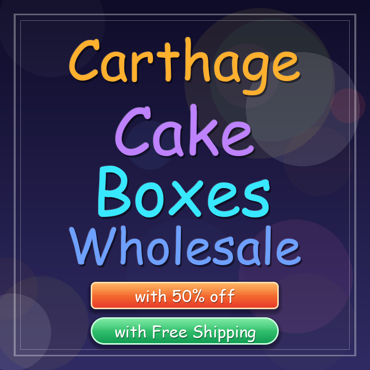 Carthage cake boxes