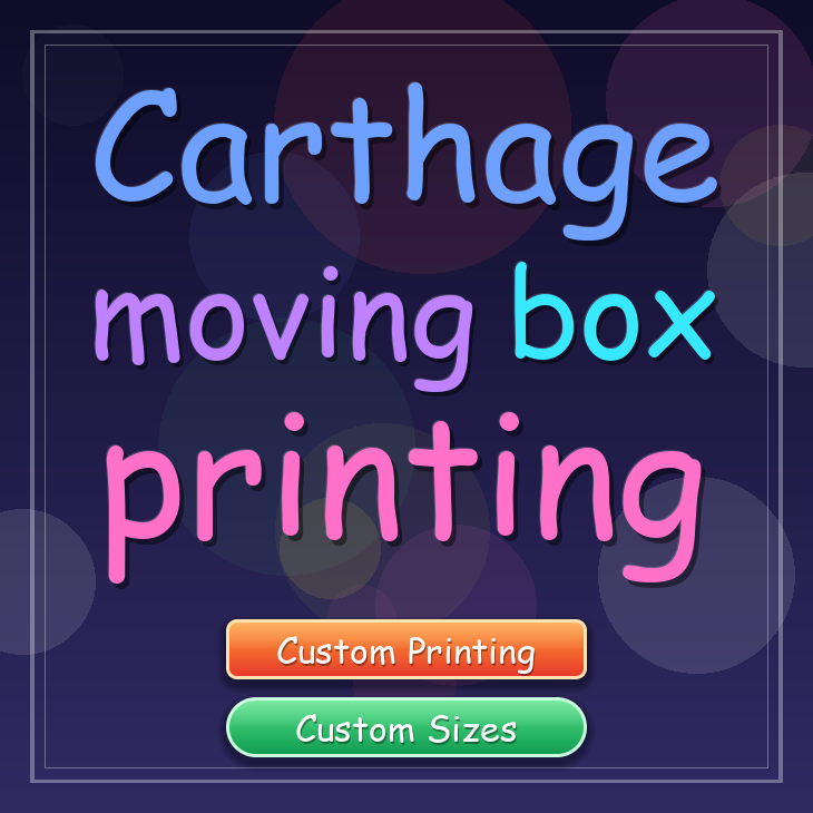 Carthage moving box printing