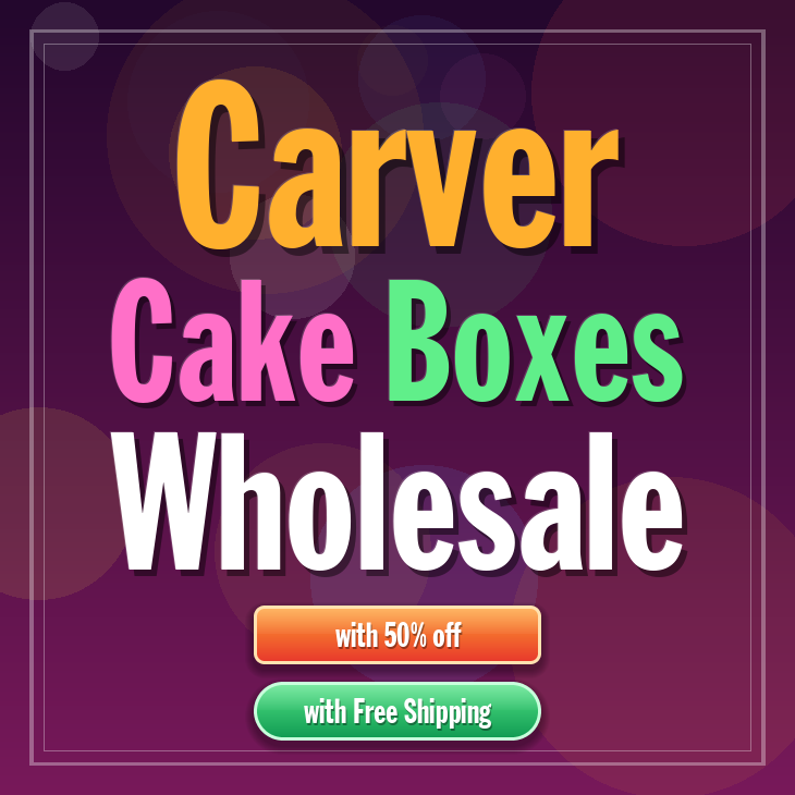Carver cake boxes
