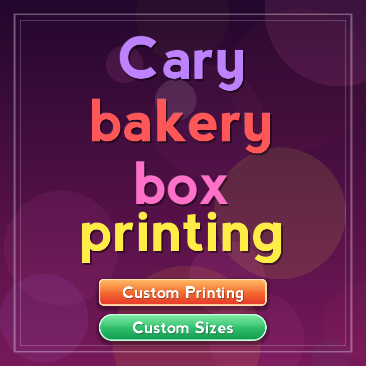 Cary bakery box printing