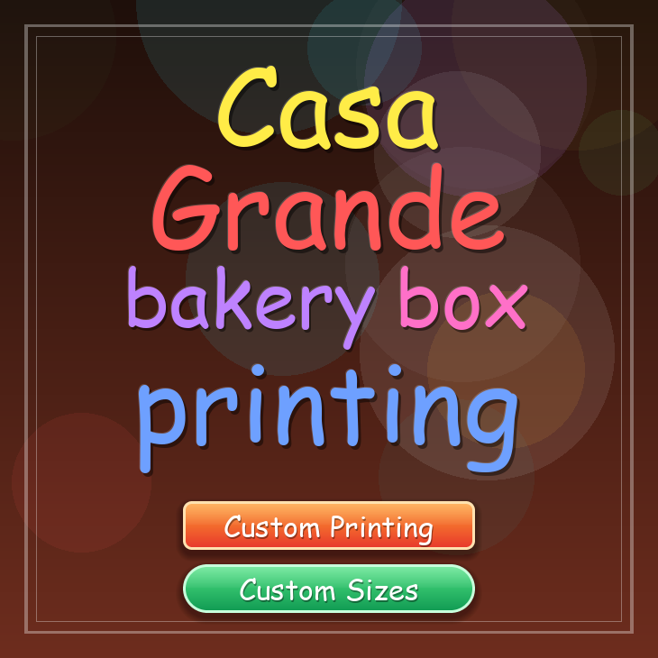 Casa Grande bakery box printing