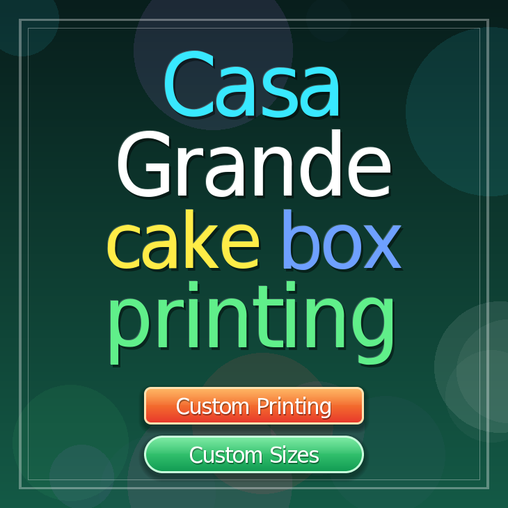 Casa Grande cake box printing