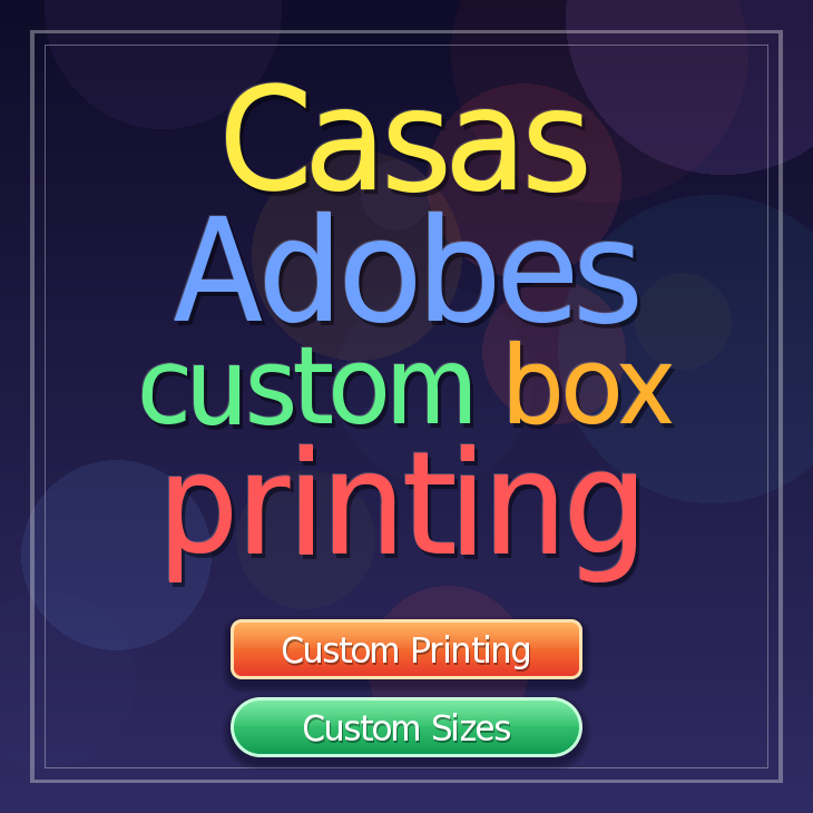 Casas Adobes custom box printing