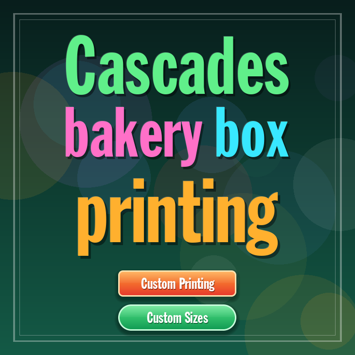 Cascades bakery box printing