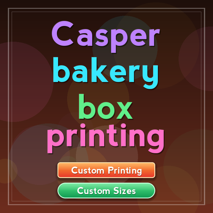 Casper bakery box printing