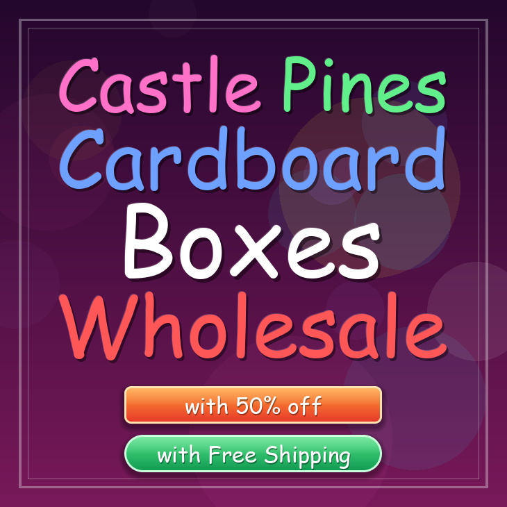Castle Pines cardboard boxes