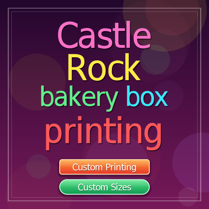 Castle Rock bakery box printing
