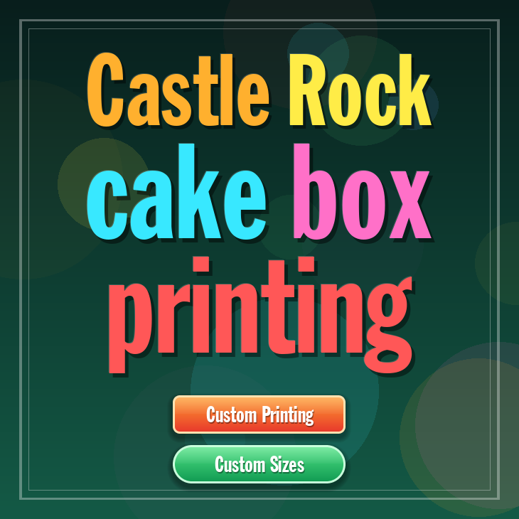 Castle Rock cake box printing
