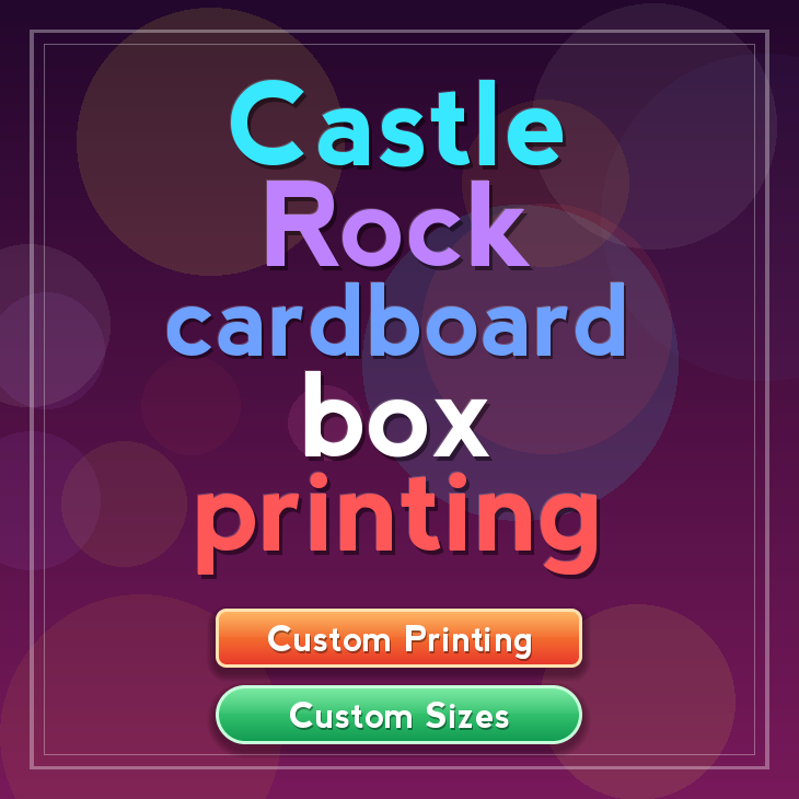 Castle Rock cardboard box printing