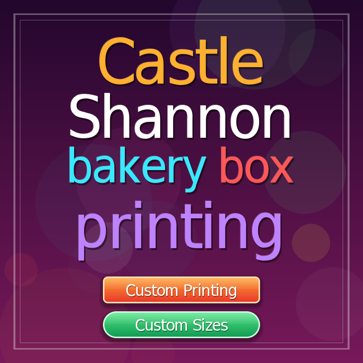 Castle Shannon bakery box printing