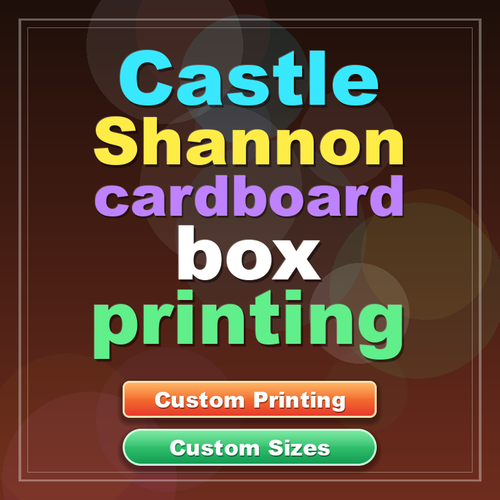Castle Shannon cardboard box printing