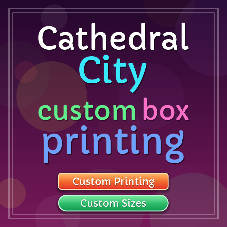 Cathedral City custom box printing