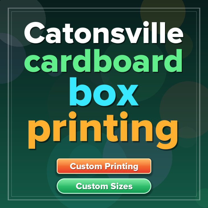 Catonsville cardboard box printing