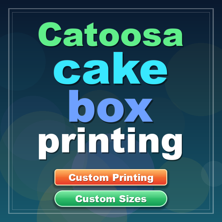 Catoosa cake box printing