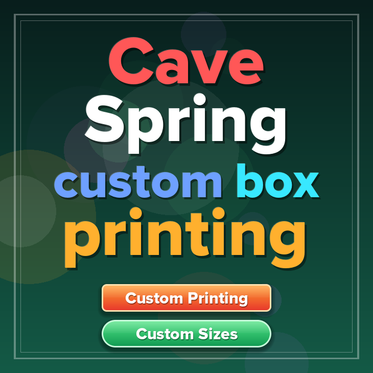 Cave Spring custom box printing