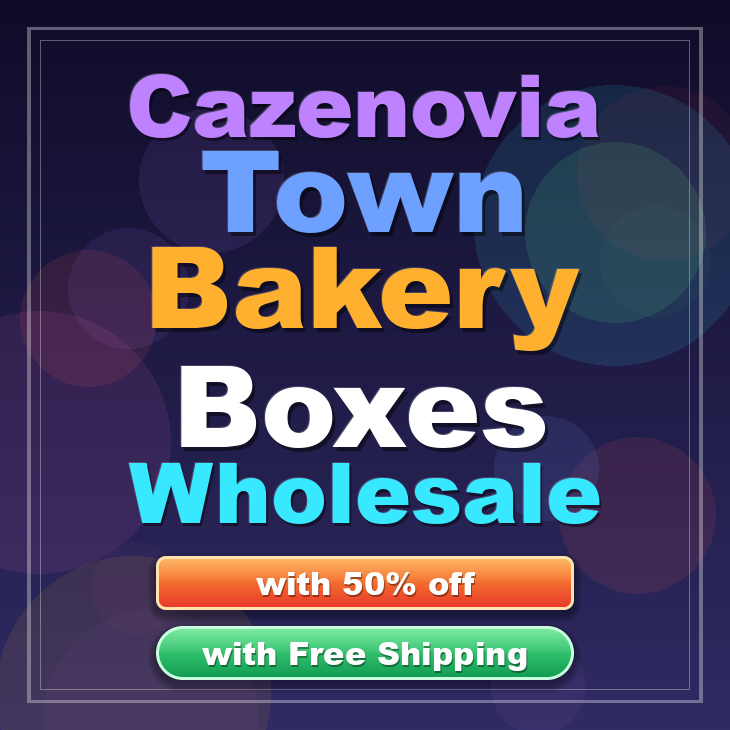 Cazenovia Town bakery boxes
