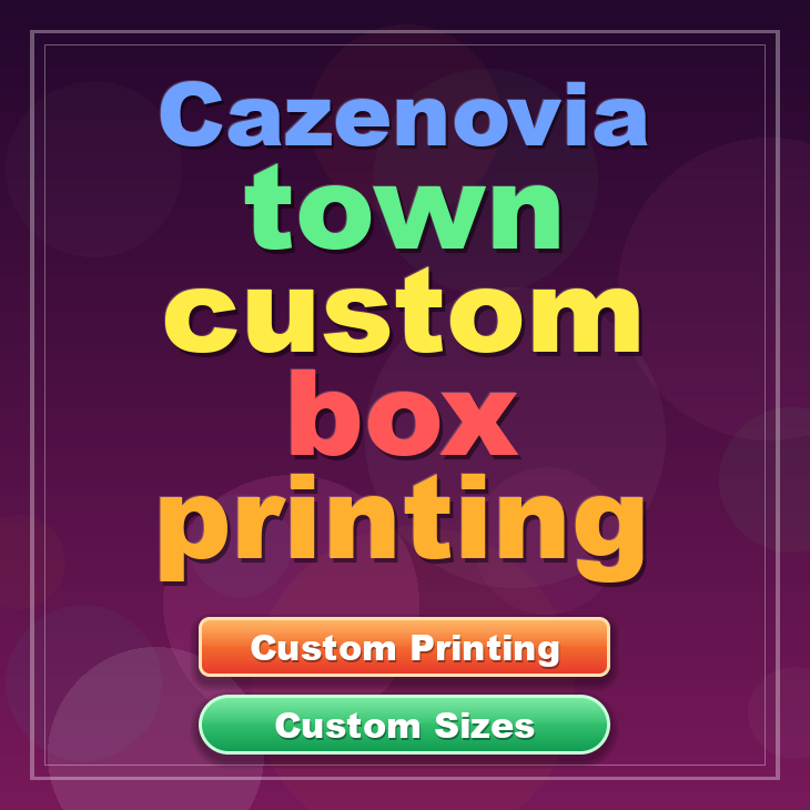 Cazenovia town custom box printing
