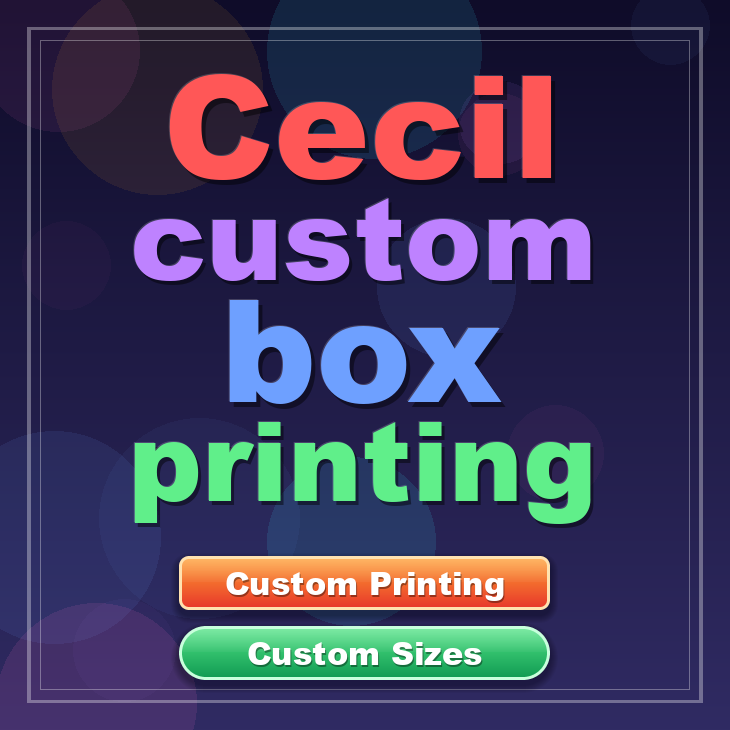 Cecil custom box printing