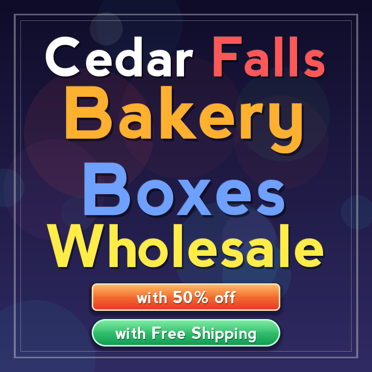 Cedar Falls bakery boxes