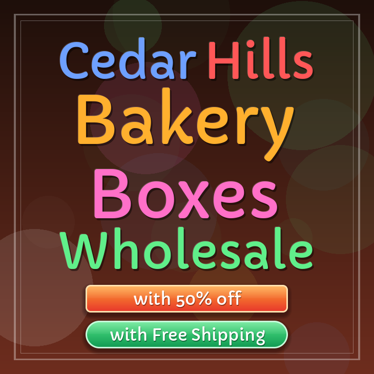 Cedar Hills bakery boxes